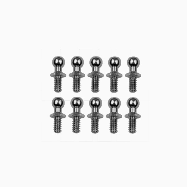 Team Associated RC10 Ballstud Set .30, silver