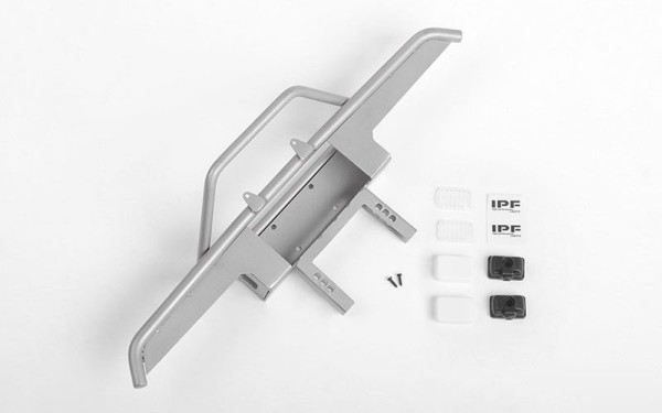 Bucks Front Bumper m. IPF Lights für TRX-4 Blazer (silbern)