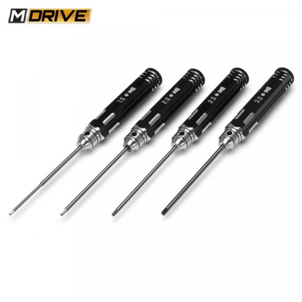 Innensechskantschlüssel Set 1,5 / 2,0 / 2,5 / 3,0mm, MDRIVE