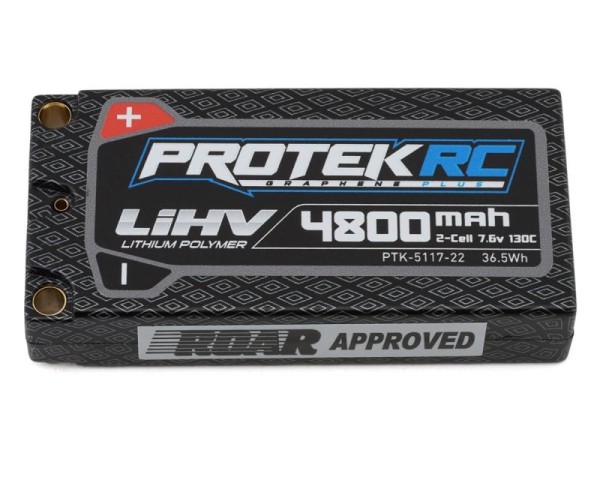 7,6V 4800mAh 130C (h20,0mm) Low IR LCG Shorty LiPo, ProTek