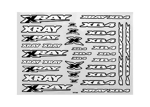 Karosserieaufkleber XB4 - Weiss