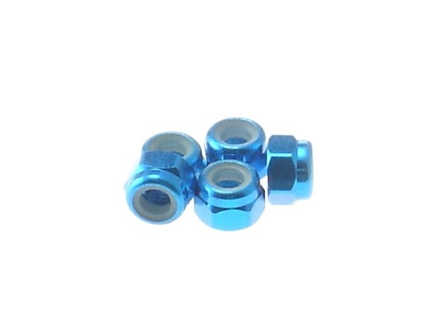 Stoppmutter M3 Alu [T-Blue] ( 5 pcs)
