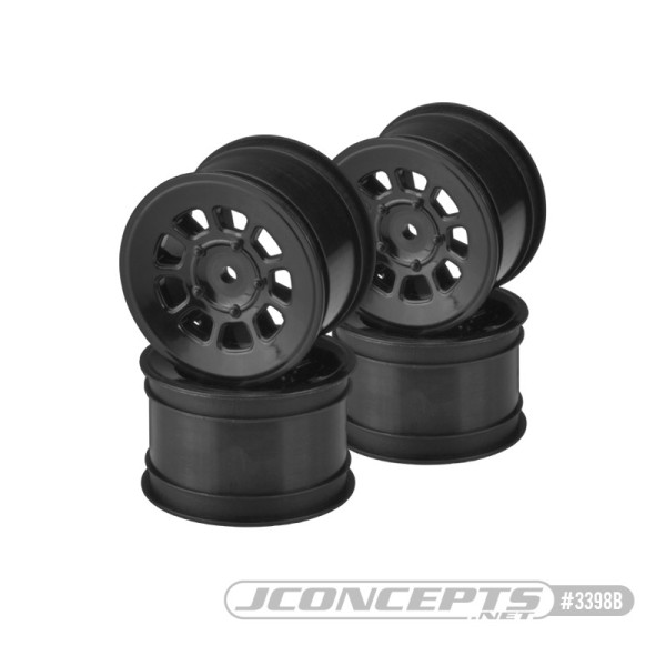 1:10 2/4WD Heckfelgen „9 shot" schwarz, JConcepts