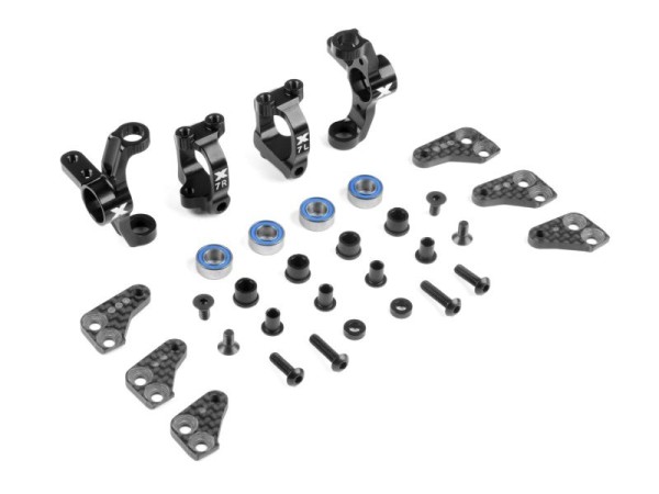 Alu Steering Blocks & 7° C-Hubs - Lightweight - Set