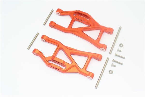 GPM Alu Front-/ Heck-Lower Arms -14Pc Set Orange