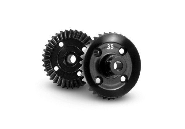 XB4 Alu Diff Tellerrad, 35 Zähne, 7075 T6 Gehärtet