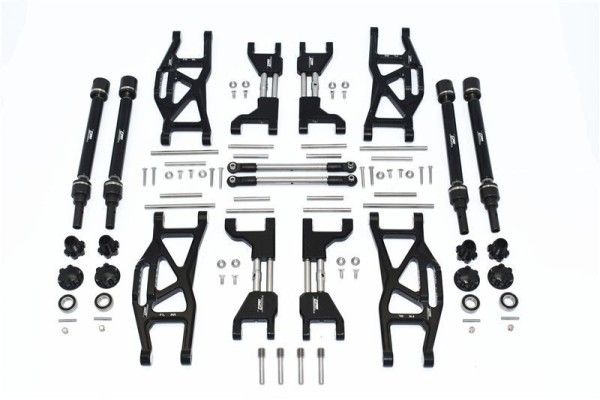 GPM Alu F&R Upr+Lwr Arms+F&R Adj Cvd+St Trod Widening Kit (8