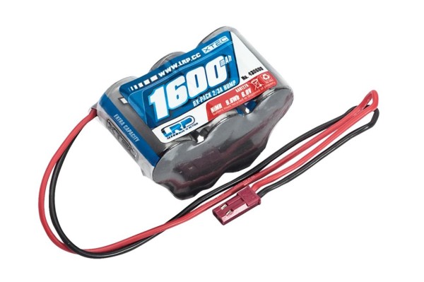 6V 1600mAh NiMH Hump Empfängerakku (BEC) LRP