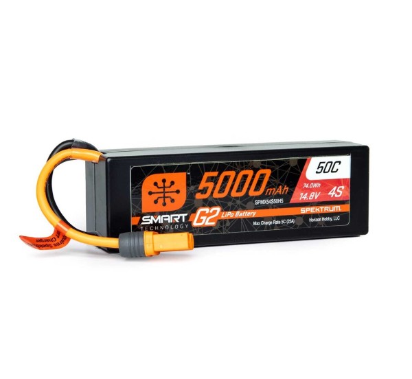 14,8V 5000mh 50C G2 Hardcase Smart LiPo 50C (IC5)