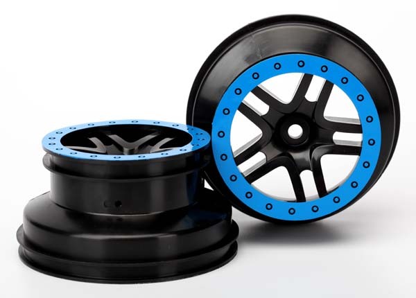 WHEELS, SCT SS BLK/BLUE BEAD (