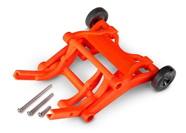 Wheelie Bar montiert orange