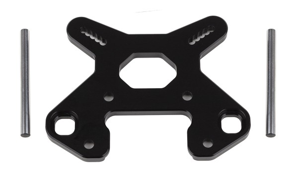 B4/e V2 Dämpferbrücke vorne Alu, schwarz