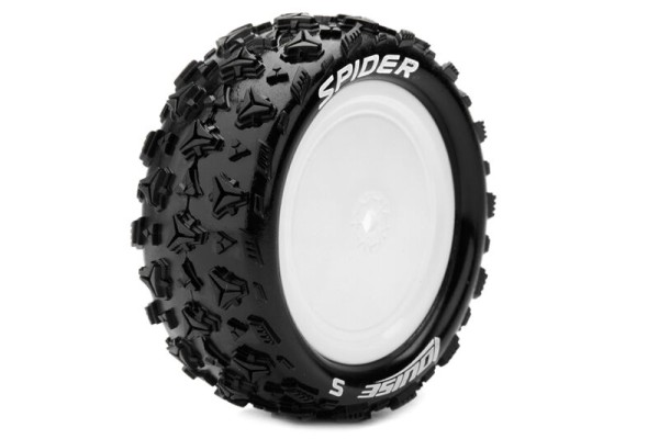 1:10 E-SPIDER 2.2" 4WD Front-Komplettrad, 12mm, Louise