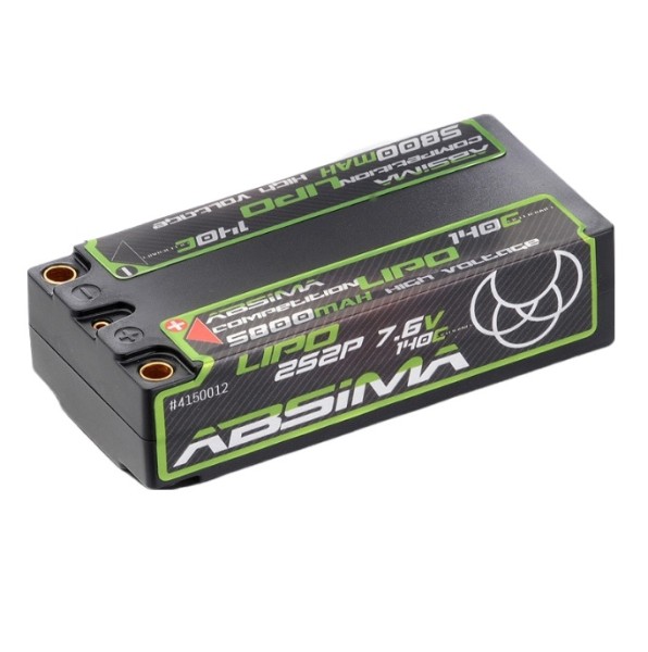 7,6V 5800mAh 140C (h25,0mm) Shorty LiPo, Absima