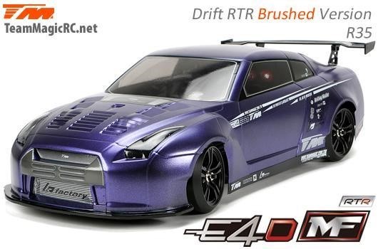 1:10 E4D-MF 4WD Brushed Drift RTR R35, Team Magic