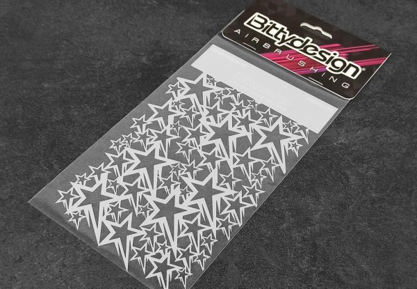 Bittydesign Lackierschablone - Stars
