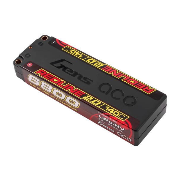 7,6V 6800mAh 140C (h22mm) LCG Hardcase LiPo, Gensace REDLINE 2.0