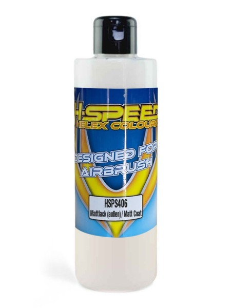 Lexan Airbrush Farbe 200 ml Mattlack (außen) / Matt Coat