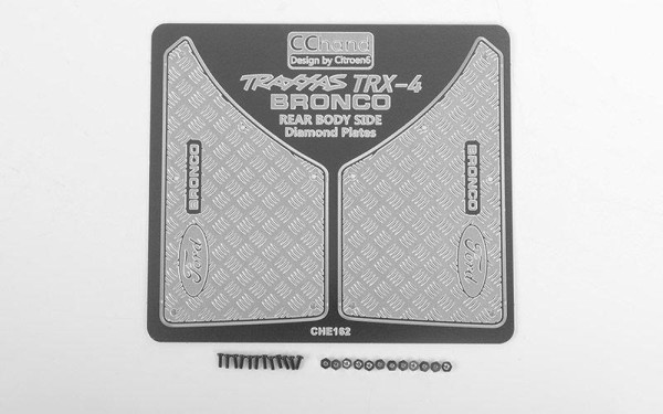 Rear Quarter Diamond Plates for Traxxas TRX-4 79Bronco