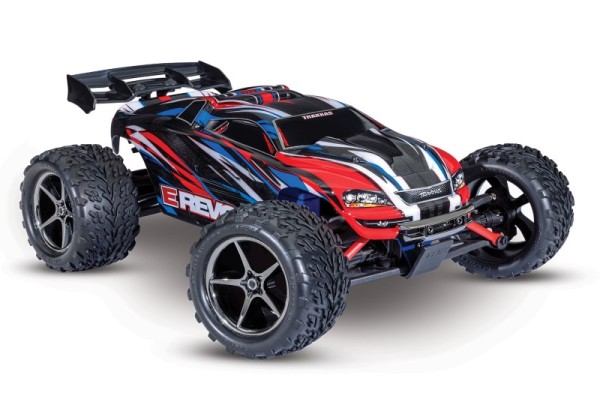 Traxxas E-Revo 1/16 4x4 rot/blau RTR