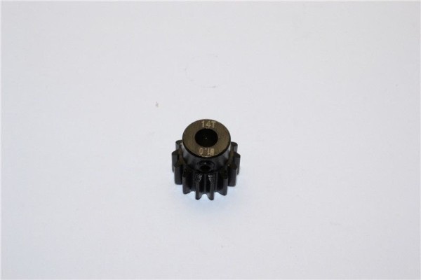 GPM Steel Motor Gear (14T) - 1Pc Schwarz