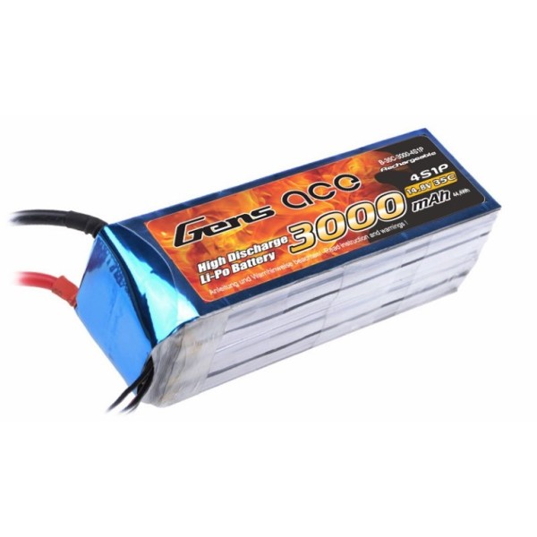14,8V 3000mAh 35C LiPo, GensAce