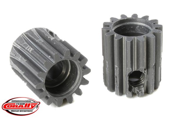 Motorritzel ALU 48dp 14Z Ø3,17mm Welle, AL7075 hart eloxiert