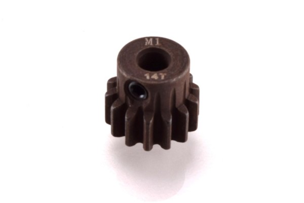 Motorritzel Modul 1 14Z, Stahl, 5mm, RUDDOG