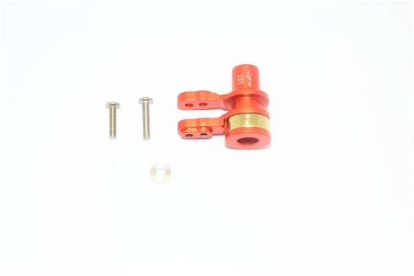 GPM Alu 25T Servo Horn W. Built-In Spring -4Pc Set Orange