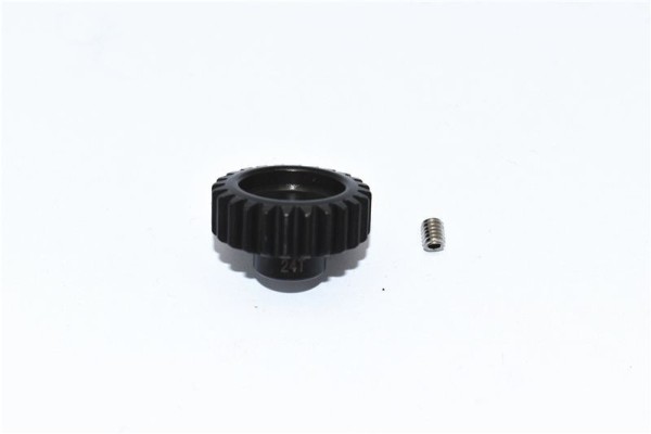 GPM Harden Steel #45 Motor Gear 24T -2Pc Set Schwarz