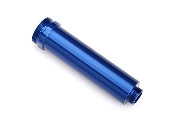 Dämpfergehäuse GTR, 64mm blau Alu vo ohne Gewinde