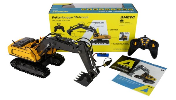 Bagger mit Metallschaufel 1:18 RTR