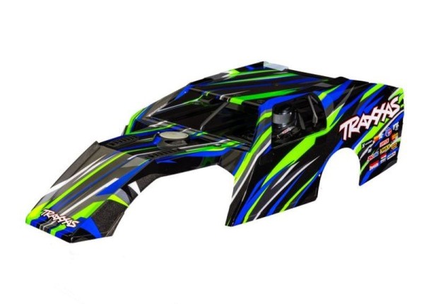 Karosserie Slash Modified komplett grün