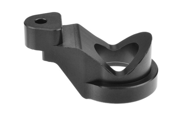 Servo Saver Steering Arm - 7075 T6 - Hard Anodised - Black - 1 pc
