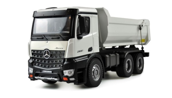 AMEWI Mercedes LKW Kipper 1:14 PRO Metall RTR weiß