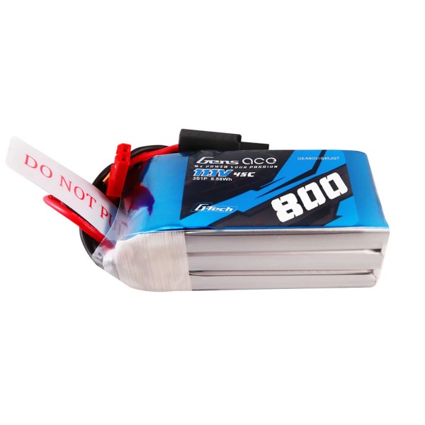 11,1V 800mAh 45C (BEC) G-Tech LiPo, GensAce