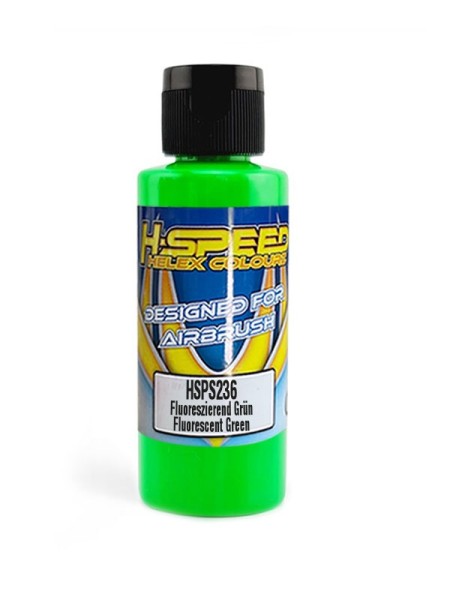 Lexan Airbrush Farbe 60 ml Fluoreszierend Grün / Green