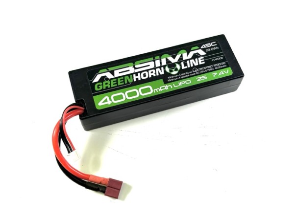 7,4V 4000mAh 45C (T-Stecker) (h25mm) Hardcase LiPo T-Stecker