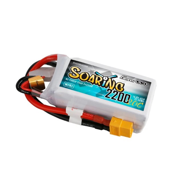 14,8V 2200mAh 30C (XT60) LiPo, GensAce Soaring