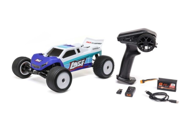 LOSI Mini-T 2.0 V2 1:18 Brushless RTR Truck Blau/Weiß