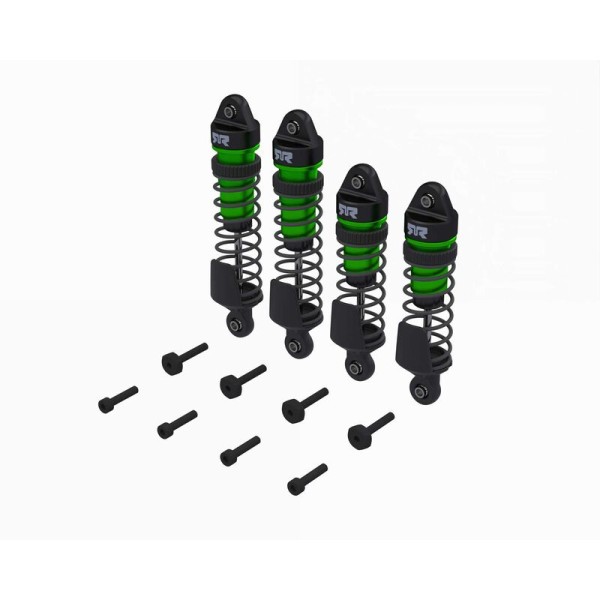 Dämpferset F/R montiert grün, 700cSt - Mini Kraton