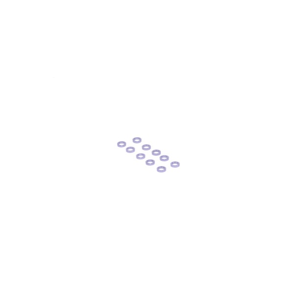 Aluminium-Scheiben - M3 - 1,0 mm - grau (10)