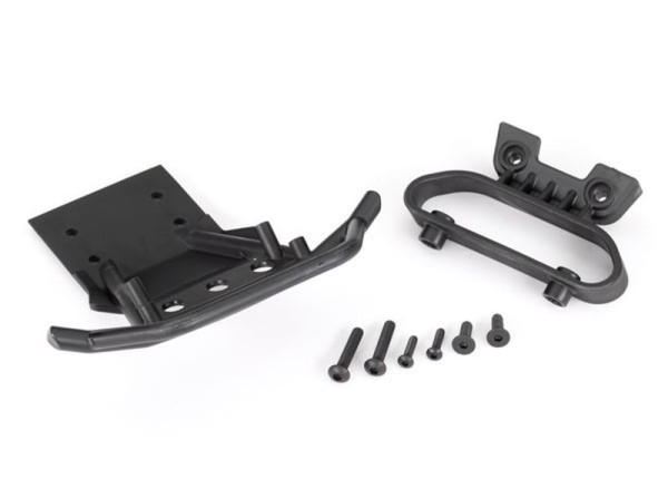 Bumper + Halter vorn mit LED-Licht-Befestigung