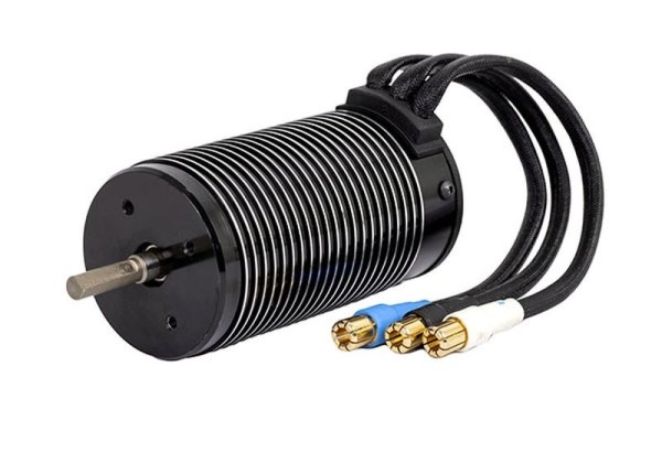 2000kv Brushlessmotor, 77m, 6,5mm Gold-Stecker & Kühlrippen