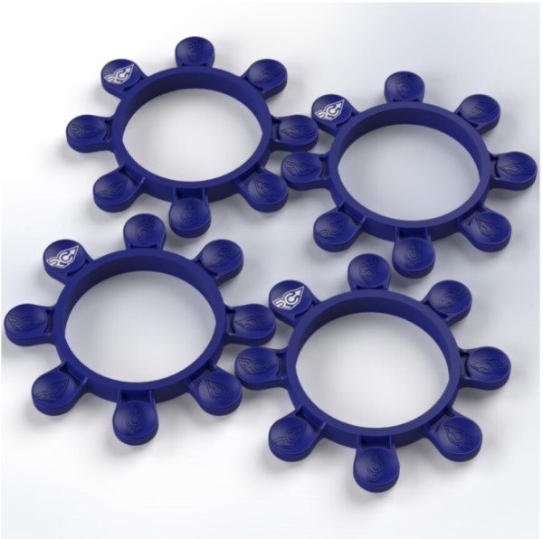 Reifenklebegummis 1:10 & 1:8 Reflex blau, RC-Project