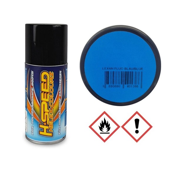 Lexanfarbe "fluo blau" 150ml