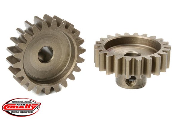 Motorritzel Modul 1 22Z, Stahl gehärtet, 5mm (1 St), Corally