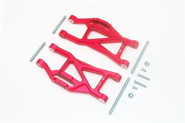 GPM Alu Front-/ Heck-Lower Arms -14Pc Set Rot
