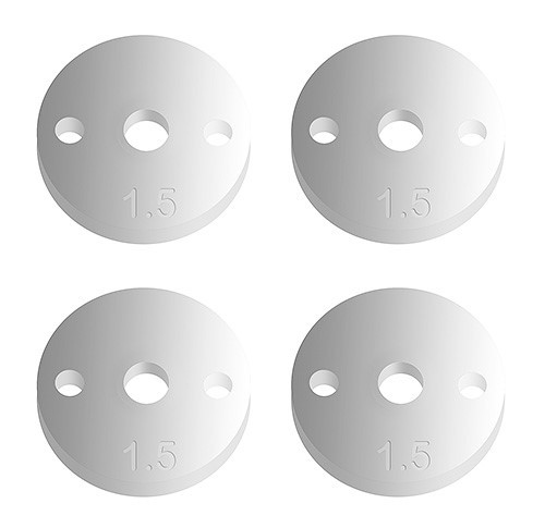 FT 12mm Pistons V2, 2 x 1.5, flat
