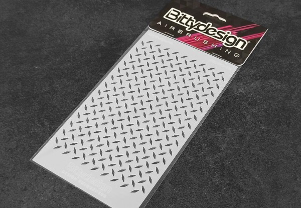 Bittydesign Lackierschablone - Diamond Plate